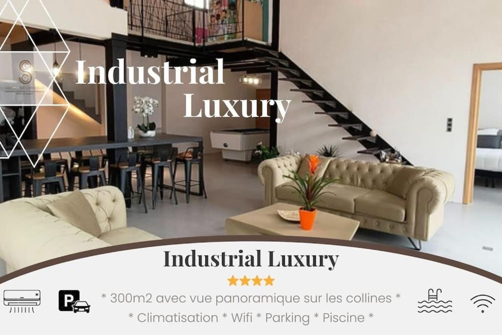 Industrial Luxury Nimes & Arles Villa Beaucaire  Exteriör bild